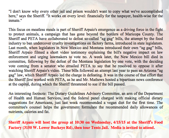 Arpaio news release page 2